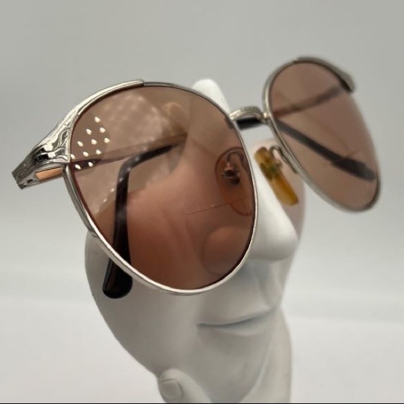 Vintage Bella Italia Gold Round Sunglasses Frames 17 - Picture 2 of 6